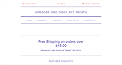 Desktop Screenshot of hamboneanddogs.com