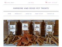 Tablet Screenshot of hamboneanddogs.com